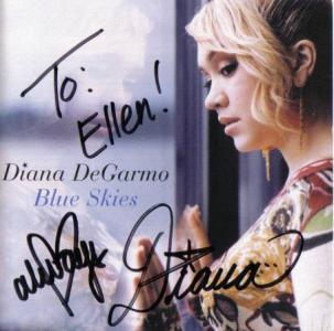 Diana DeGarmo Autographed CD Insert