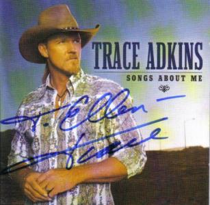 Trace Adkins Autographed CD Insert