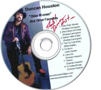 Duncan Houston Autographed CD