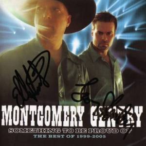Montgomery Gentry Autographed CD Insert